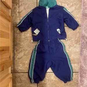 Baby golf track suit